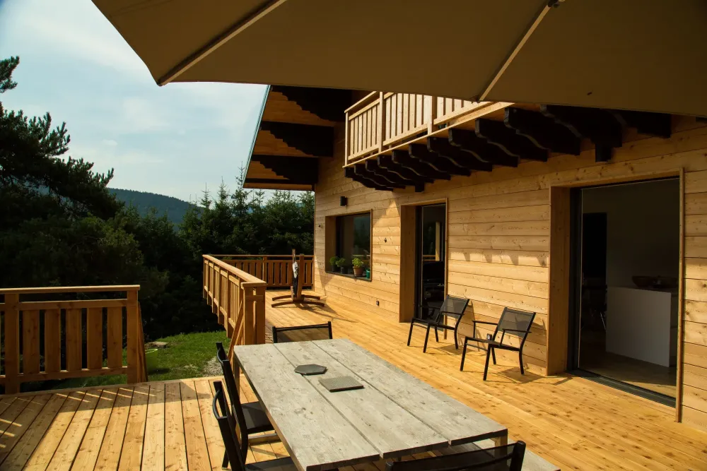 chalet terrasse