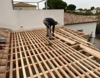 Pergola en Douglas naturel massif (4)
