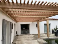 Pergola en Douglas naturel massif (5)